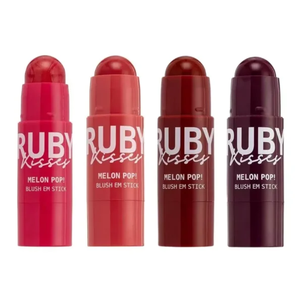 BLUSH EM BASTÃO RUBY KISSES